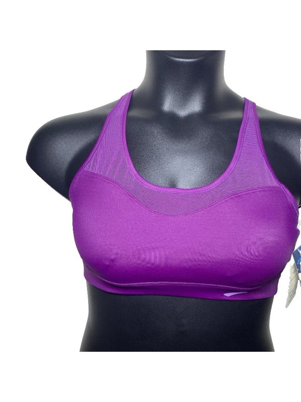 Brooks Fast Forward Mesh Crossback Size Small Violet Pullover Sports Bra